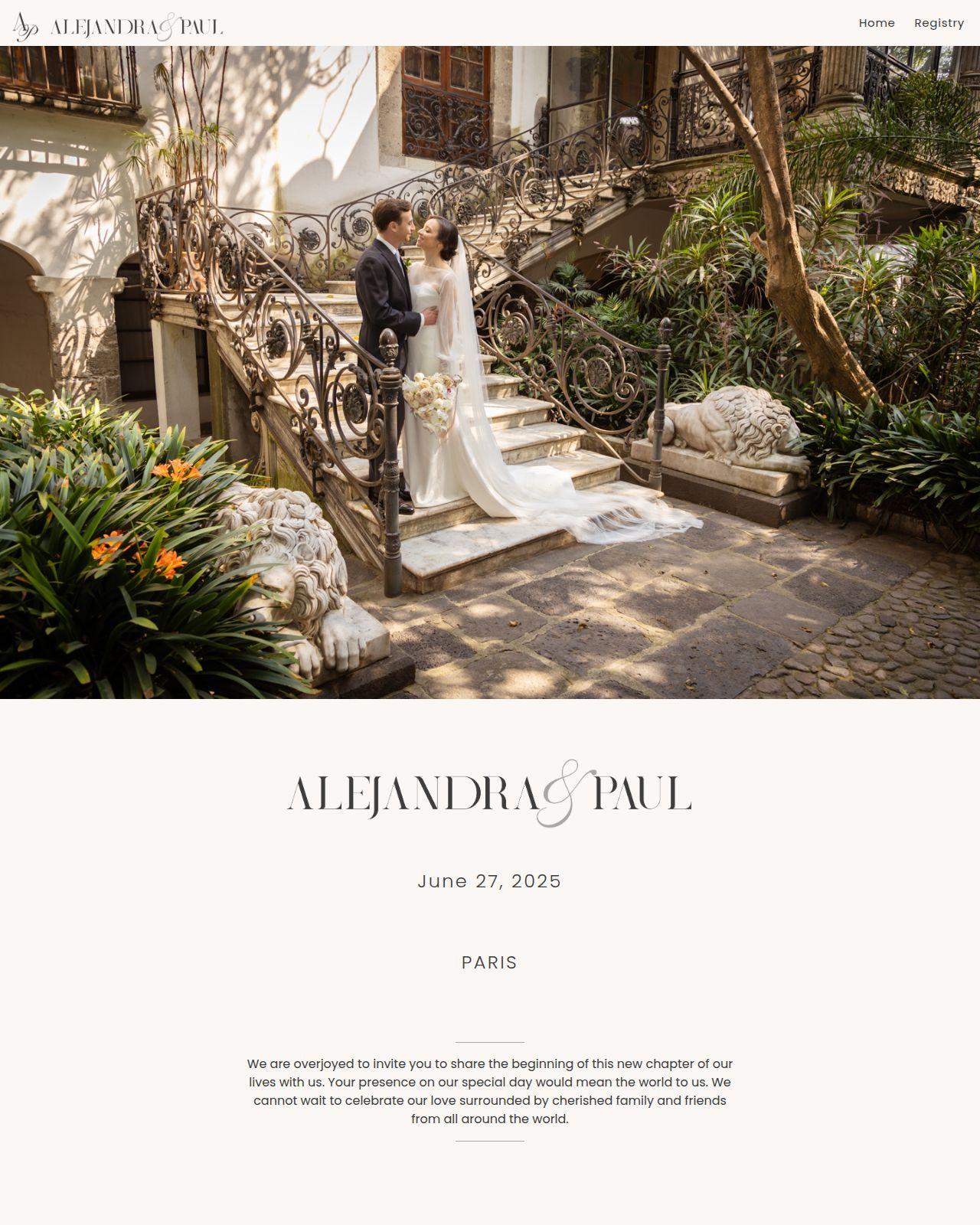Alejandra Bustillo Rubio & Paul Moreau