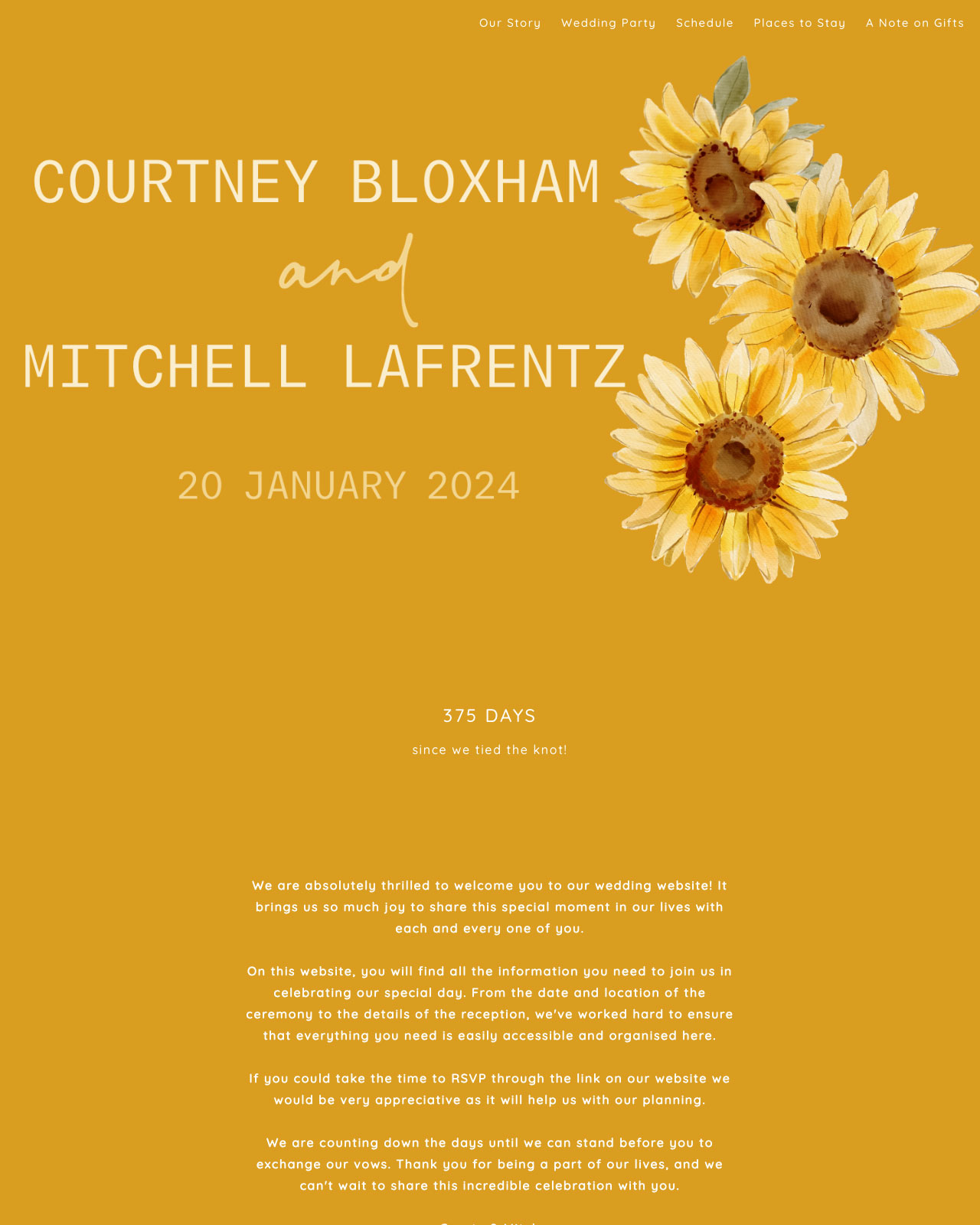 Courtney Bloxham & Mitchell Lafrentz