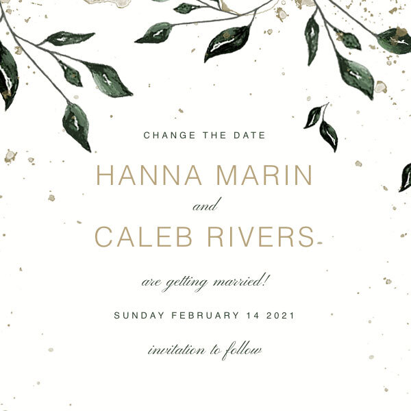 Die Save-the-Date-Karte Fiona