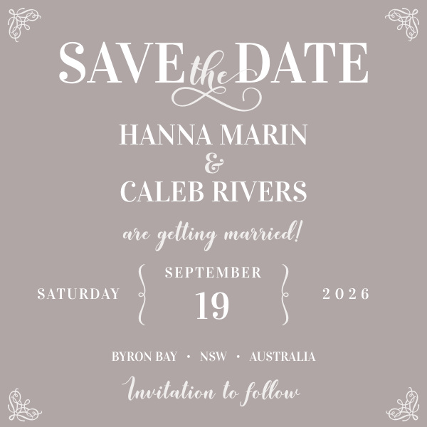 Il biglietto save the date Millie