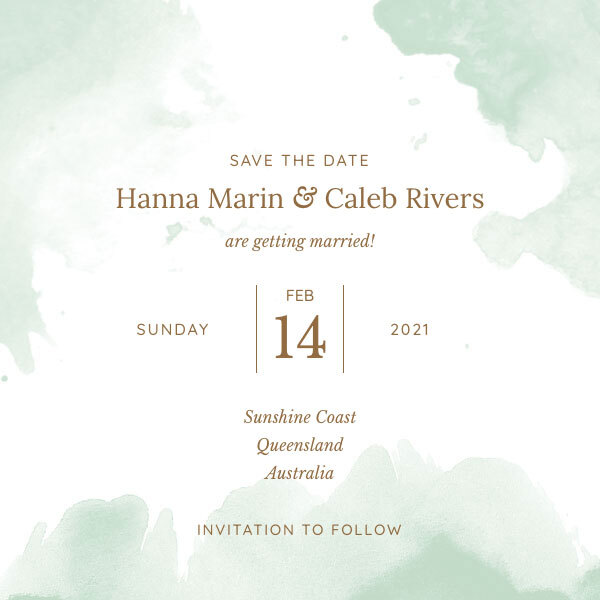 Die Save-the-Date-Karte Martin