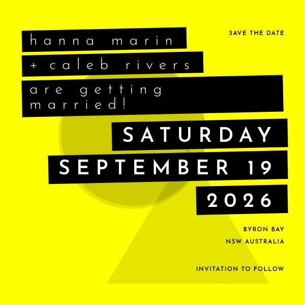 Die Save-the-Date-Karte Miranda